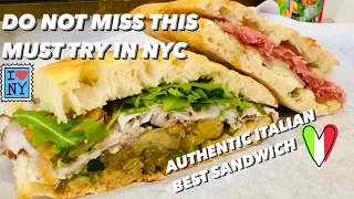 MUST TRY BEST sandwich all’antico vinaio NYC