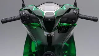 2024 160cc Honda Transparent Green Fairings Scooter