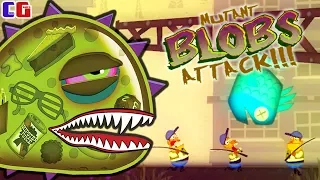 Alien SLUG MUTANT ATE FISHERMEN! Adventure space slime in the game Mutant Blobs Attack