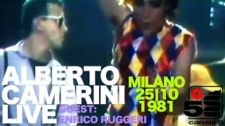 ALBERTO CAMERINI LIVE IN MILANO PALALIDO 25 OTTOBRE 1981