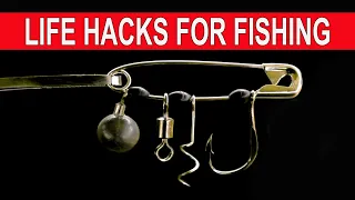 5 Awesome Life Hacks for Fishing with Safety Pin!