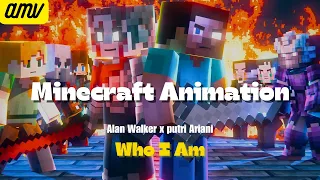 🎵[🎙️AMV] Who I am - @AyaanKnight (Minecraft Animation) | (MV) ||The AETHER Rescue of Herobrine||