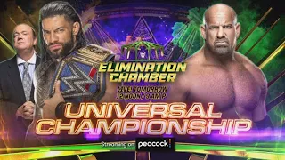 Story of Roman Reigns vs Goldberg | Elimination Chamber 2022