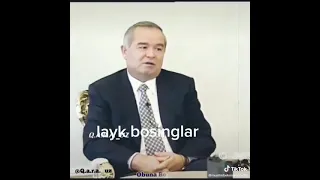 Islom karimov so'zlari