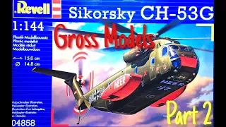 Revell Sikorsky CH-53G 1:144 scale build. Part 2