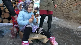ONE DAY in Dagestan family. Life in RUSSIA. Dagestan. Village. ASMR