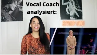 Gesangslehrerin reagiert auf Tan Taşçı - Yalan (Zeynep Avci) I Blinds I The Voice of Germany 2021