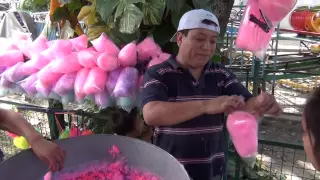 Como se hacen Algodon de Azucar en El Salvador [ YOUTUBERO ]