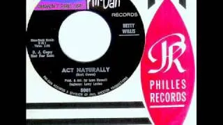 Betty Willis - ACT NATURALLY  (Leon Russell)  (Gold Star Studios)  (1965)