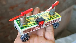 How To Make Powerful Mini Matchbox Helicopter To Drone Motor at Home  helicopter Kaise banaen