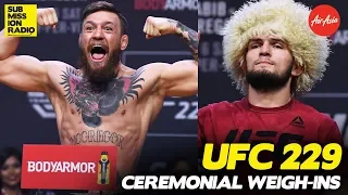 UFC 229: Full Ceremonial Weigh-ins (Khabib vs. McGregor)