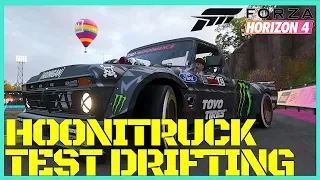 KEN BLOCKS HOONITRUCK GYMHHANA Horizon style FORZA HORIZON 4 GAMPLAY-DRIFTING-RACING-CUSTOMISATION