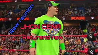 Jhon Cena returns to kick off Raw Reunion | WWE  RAW 22nd july 2019 HD