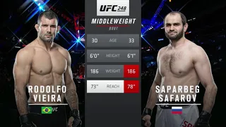 UFC 248: Vieira vs. Safarov (Full Fight Highlights)