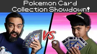Father vs Son Pokémon Card Collection Showdown! WHO WON?!