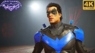 Titan Nightwing Suit Gameplay - Gotham Knights 4K