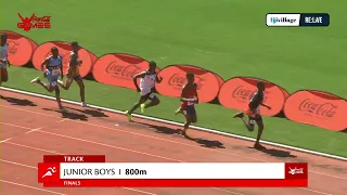 Re:Live Finals | Junior Boys 800m Final | Day 3