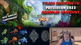 TYLER1 Reaction To New Preseason 2023 Gameplay Spotlight , New Companions! , New Items! & More !!