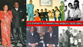 TOUS LES ENFANTS DU MARÉCHAL MOBUTU SESE SEKO ANCIEN PRÉSIDENT DU ZAÏRE (RDCONGO) DE 1965 À 1997....