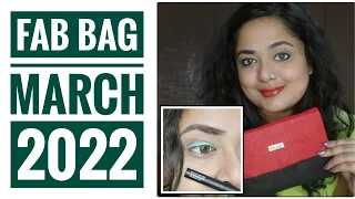 Fab Bag March 2022 unboxing |Eye liner demo and Review