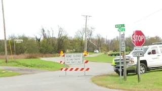 Train derailment cleanup in Roanoke County