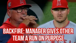 Manager intentionally walks hitter with bases loaded, a breakdown