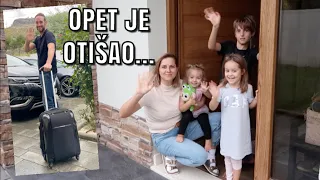 NAŠA RUTINA KAD SMO SAMI I TATA JE NA PUTU | VLOG | mama 4 djece |