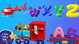 ABC Vehicles + More Nursery Rhymes & Kids Songs - ABCs and 123s | Learn with Little Baby Bum