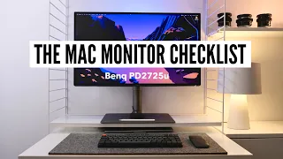 The Macbook Monitor Checklist: Find The Best Monitor For Mac in 2022 | Benq PD2725u 4k