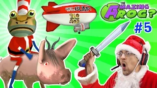 AMAZING FROG SANTA rides DEMON PIG! MERRY FARTING CHRISTMAS! Blimp Crashing - 3x Rollover | Part 5