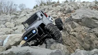 NEW ADDITIONS TO THE COURSE, Injora IR40, Traxxas TRX4-m, awesome rock crawling