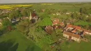 A flight around Grafton Underwood. .