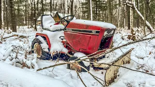 Abandoned Cub Cadet: Will It Start in Time to Plow the Snow?