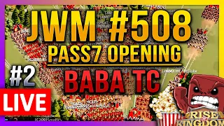 JWM / BABA #508 Pass7 OPENING 🔴 LIVE - Rise of Kingdoms ROK Fleisch