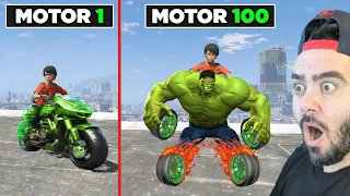 PRO HULK MOTORSIKLETINI KAÇIRDIM ÇOK GÜÇLÜ - GTA 5 MODS