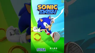 playing Sonic Dash