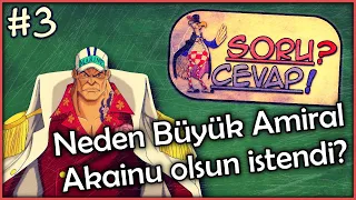 SORU-CEVAP 3.BÖLÜM / NEDEN AKAİNU BÜYÜK AMİRAL OLSUN İSTEDİLER?