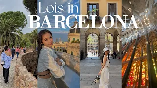 BARCELONA TRAVEL VLOG |  girls trip, exploring the city, beach time & good vibes