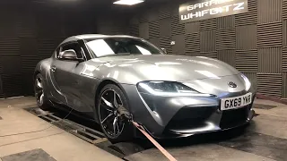 Whifbitz tuned Toyota Supra A90 stage 3, dyno powe run!!