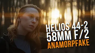 Helios 44-2 Anamorfake Mod / Cinemod Review #vintagelens #anamorphic #helios44