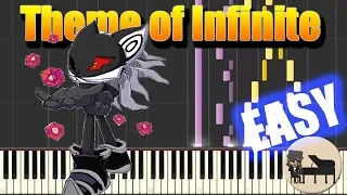EASY Theme of Infinite - Sonic Forces [Piano Tutorial] (Synthesia) HD Cover