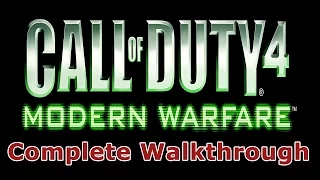 Call of Duty 4: Modern Warfare - Full Game Walkthrough / Longplay