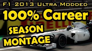 F1 2013 100% Race Ultra-Mod Career - Season Montage