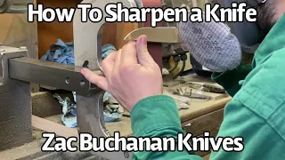 How To Sharpen Knives like a Pro. Knife Making Tutorial: Sharpen Knives. Zac Buchanan Knives