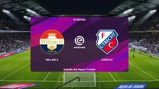 PES 2020 | Willem II vs Utrecht - Eredivisie | 16/02/2020 | 1080p 60FPS