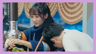 So cute! Gu Weiyi rubbing his head on Momo's shoulder |Put Your Head on My Shoulder 致我们暖暖的小时光
