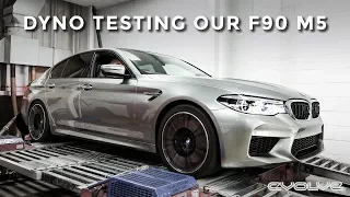 Dyno Testing our F90 M5 stock