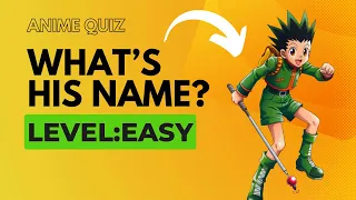 GUESS THE CHARACTER FROM THE ANIME|ANIME QUIZ