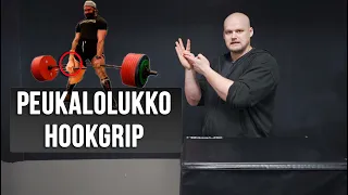 Puristusvoiman taikatemppu | Peukalolukko / Hookgrip