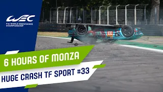 HUGE CRASH | Aston Martin TF Sport #33 | 2022 6 Hours of Monza | WEC